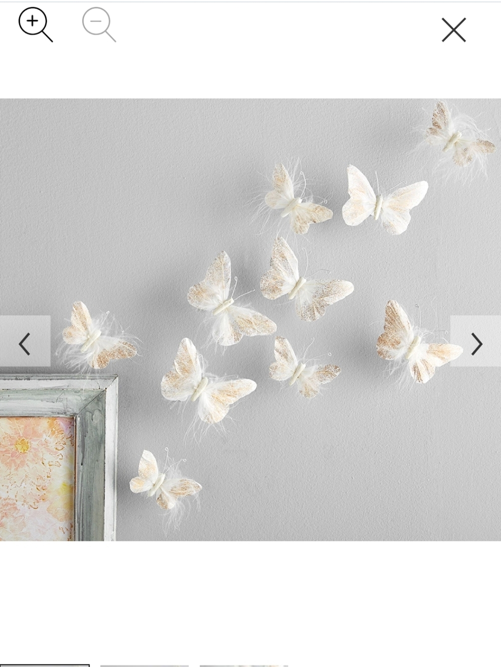 Feather Butterflies String Lights